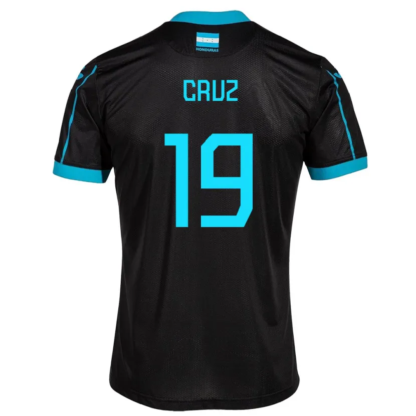 Danxen Herren Honduras Russel Cruz #19 Schwarz Auswärtstrikot Trikot 24-26 T-Shirt Schweiz