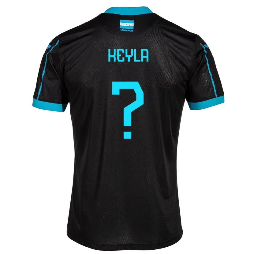 Danxen Herren Honduras Keyla Aguilar #0 Schwarz Auswärtstrikot Trikot 24-26 T-Shirt Schweiz