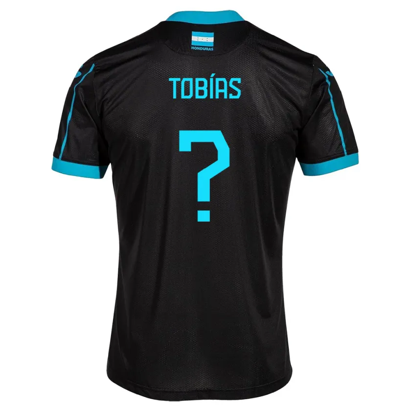 Danxen Herren Honduras Débora Tobías #0 Schwarz Auswärtstrikot Trikot 24-26 T-Shirt Schweiz