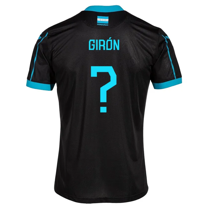 Danxen Herren Honduras Christian Girón #0 Schwarz Auswärtstrikot Trikot 24-26 T-Shirt Schweiz