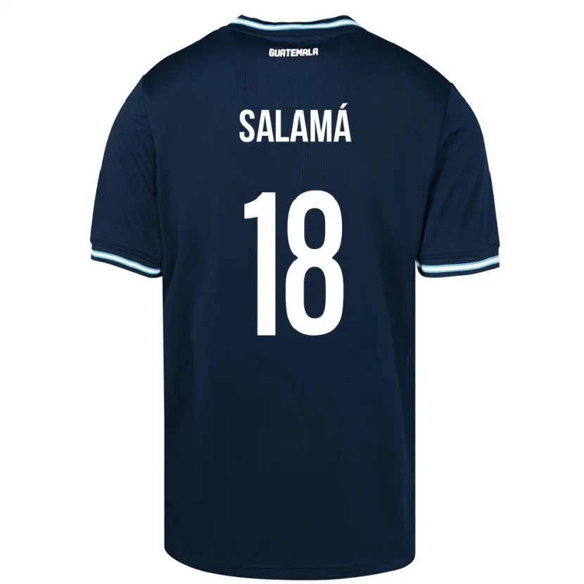 Danxen Herren Guatemala Anthony Salamá #18 Blau Auswärtstrikot Trikot 24-26 T-Shirt Schweiz