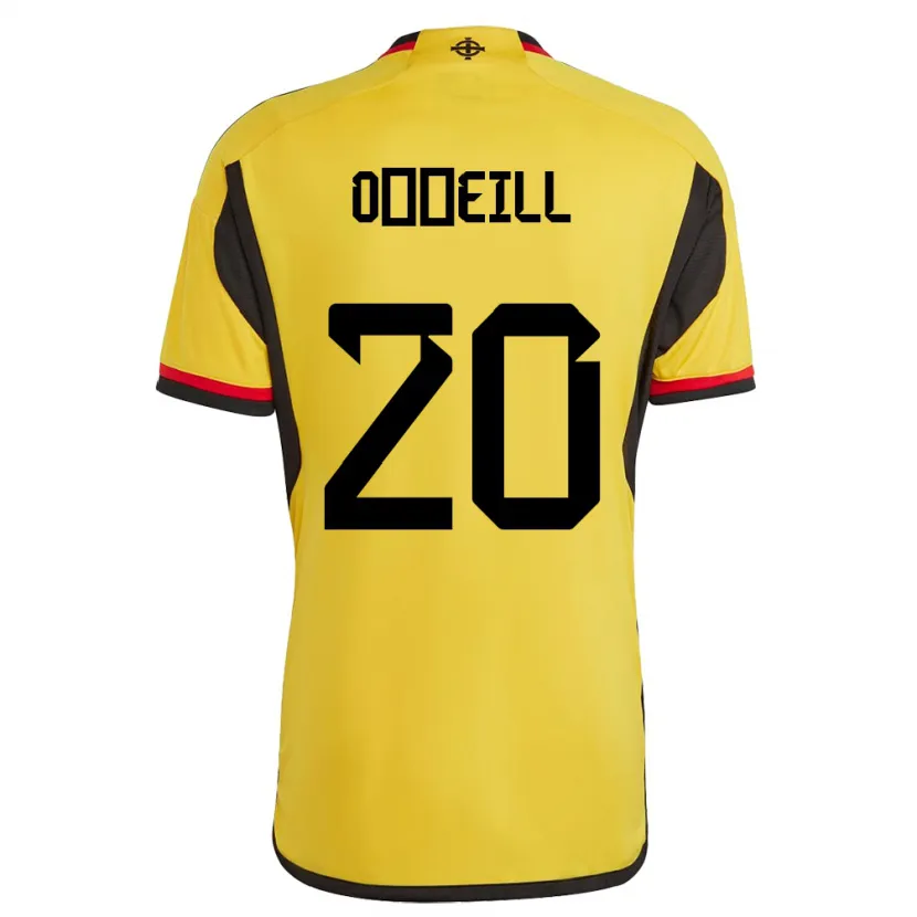 Danxen Herren Nordirland Ceadach O’neill #20 Weiß Auswärtstrikot Trikot 24-26 T-Shirt Schweiz