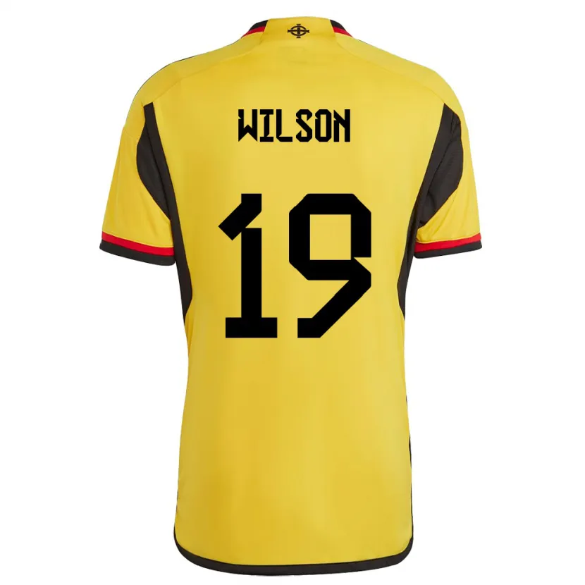 Danxen Herren Nordirland Emily Wilson #19 Weiß Auswärtstrikot Trikot 24-26 T-Shirt Schweiz
