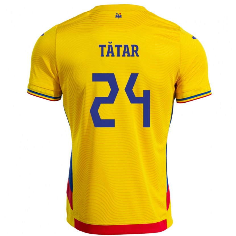 Danxen Damen Rumänische Mădălina Tătar #24 Gelb Heimtrikot Trikot 24-26 T-Shirt Schweiz