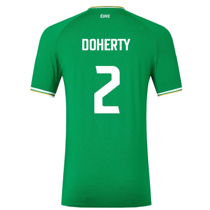 Danxen Damen Irische Matt Doherty #2 Grün Heimtrikot Trikot 24-26 T-Shirt Schweiz