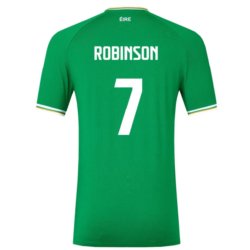 Danxen Damen Irische Callum Robinson #7 Grün Heimtrikot Trikot 24-26 T-Shirt Schweiz