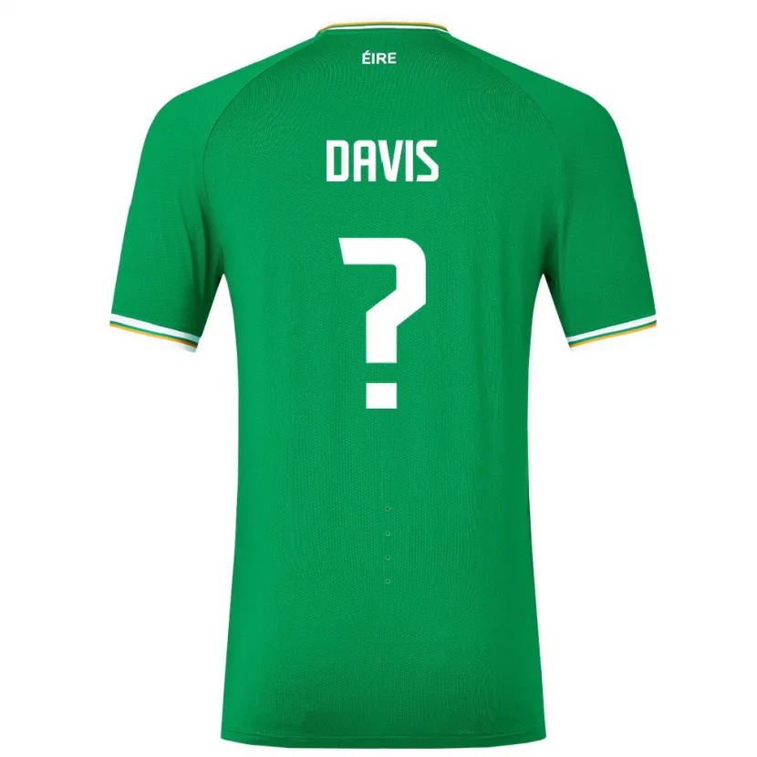 Danxen Damen Irische Warren Davis #0 Grün Heimtrikot Trikot 24-26 T-Shirt Schweiz