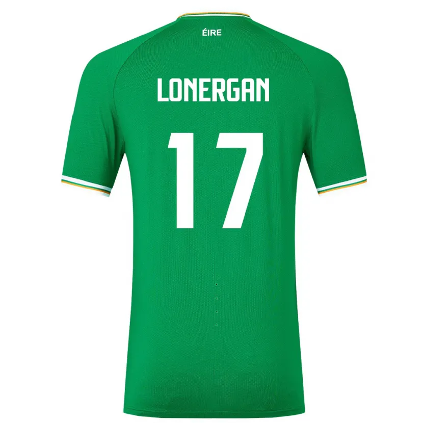 Danxen Damen Irische Tom Lonergan #17 Grün Heimtrikot Trikot 24-26 T-Shirt Schweiz