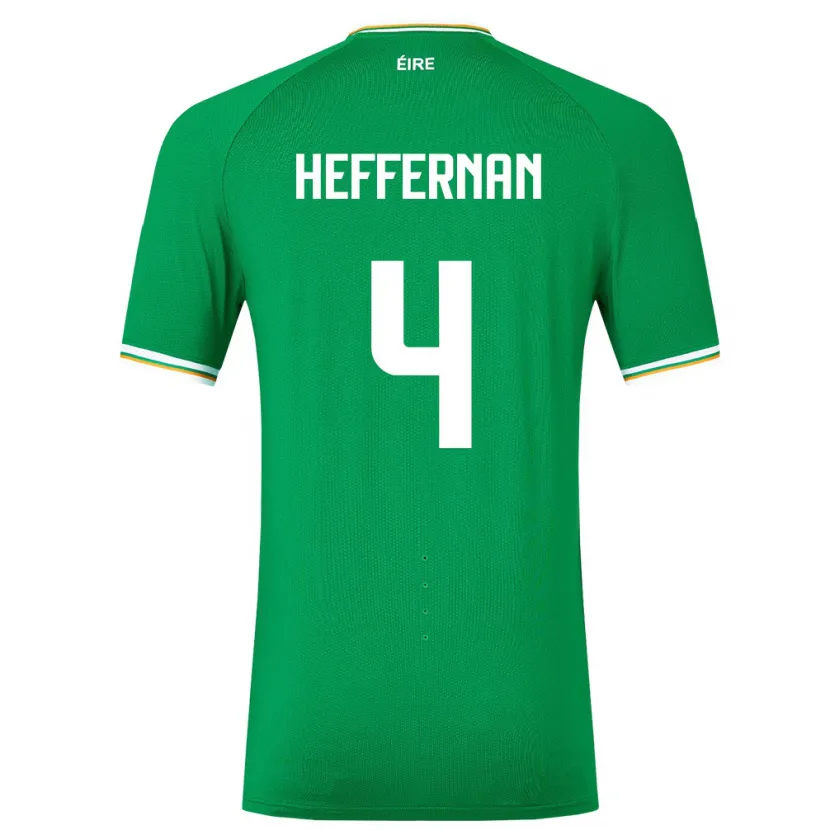 Danxen Damen Irische Cathal Heffernan #4 Grün Heimtrikot Trikot 24-26 T-Shirt Schweiz