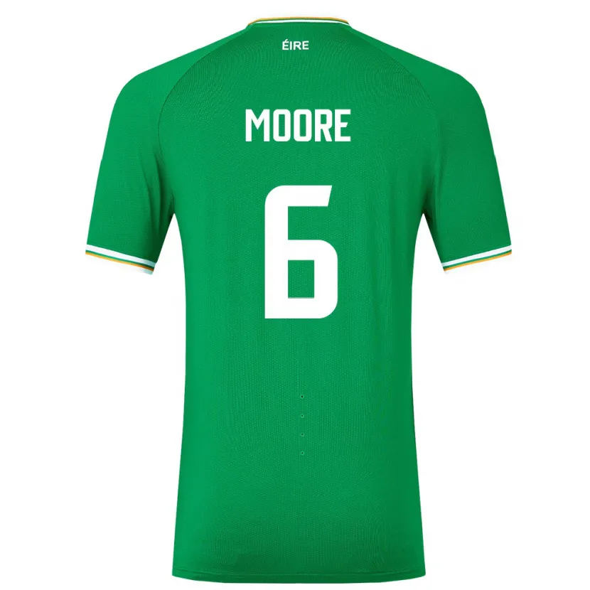 Danxen Damen Irische Matthew Moore #6 Grün Heimtrikot Trikot 24-26 T-Shirt Schweiz