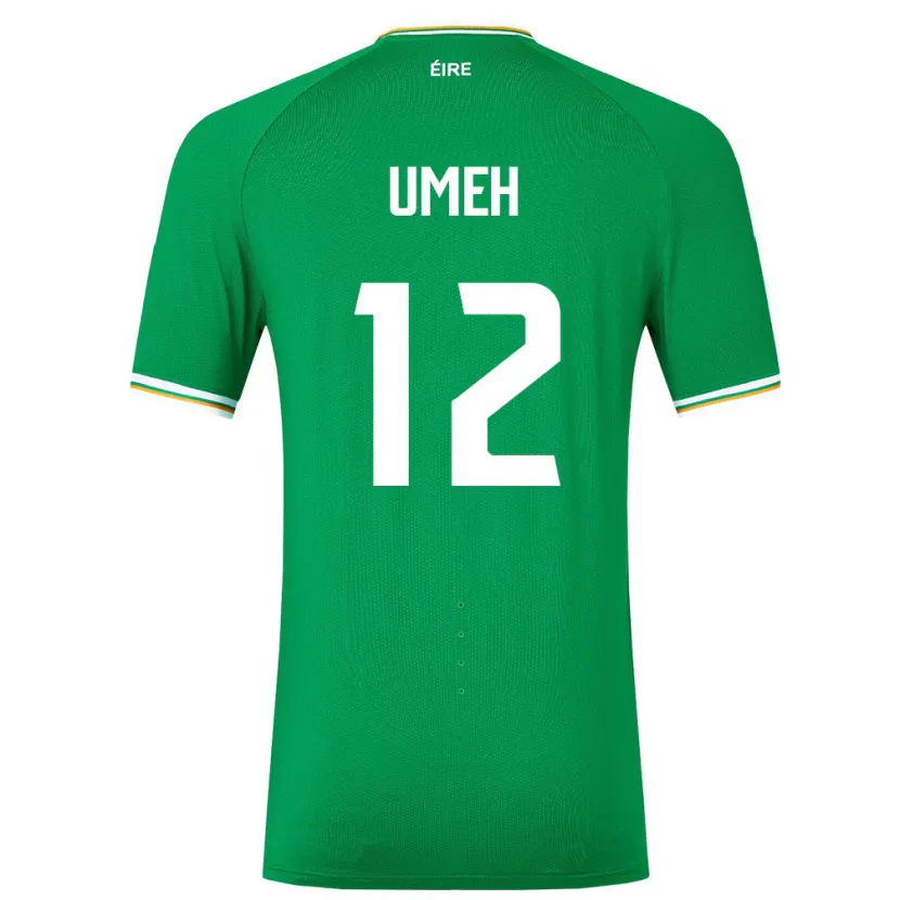 Danxen Damen Irische Jaden Umeh #12 Grün Heimtrikot Trikot 24-26 T-Shirt Schweiz