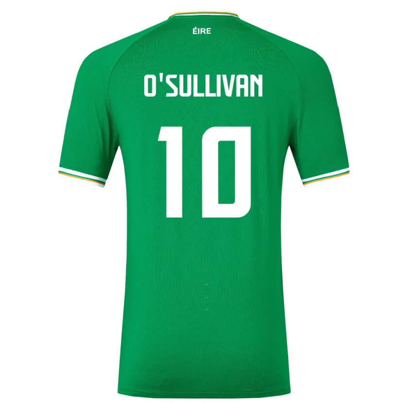 Danxen Damen Irische Denise O'sullivan #10 Grün Heimtrikot Trikot 24-26 T-Shirt Schweiz