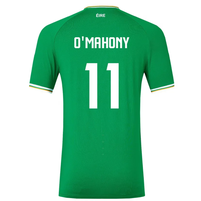 Danxen Damen Irische Éabha O'mahony #11 Grün Heimtrikot Trikot 24-26 T-Shirt Schweiz