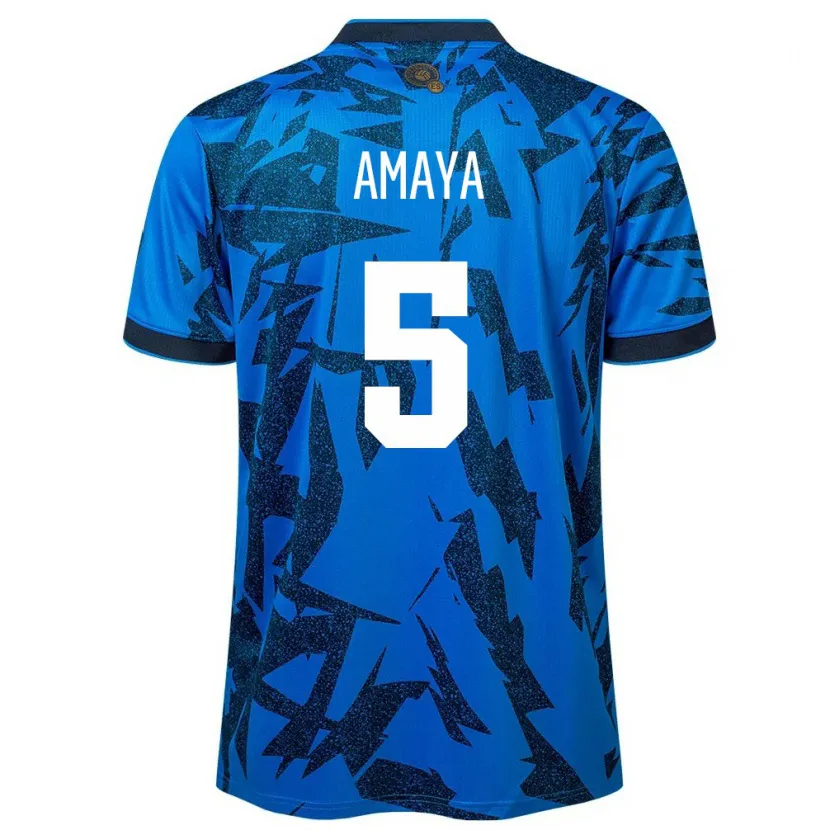 Danxen Damen El Salvador Nicolle Amaya #5 Blau Heimtrikot Trikot 24-26 T-Shirt Schweiz