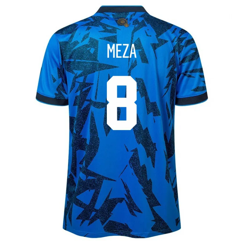 Danxen Damen El Salvador Victoria Meza #8 Blau Heimtrikot Trikot 24-26 T-Shirt Schweiz