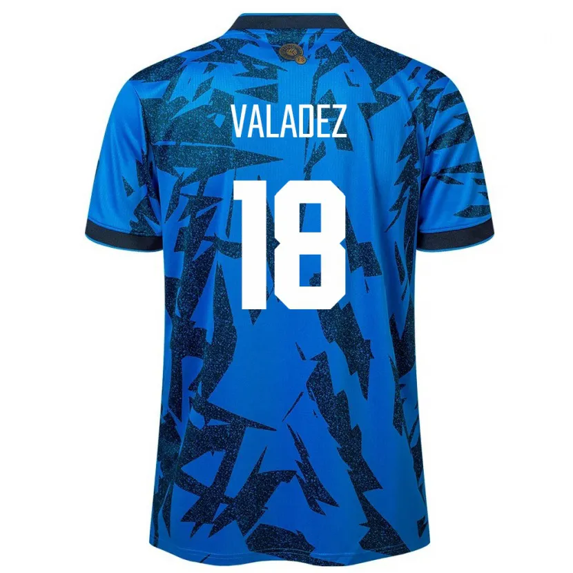 Danxen Damen El Salvador Samantha Valadez #18 Blau Heimtrikot Trikot 24-26 T-Shirt Schweiz