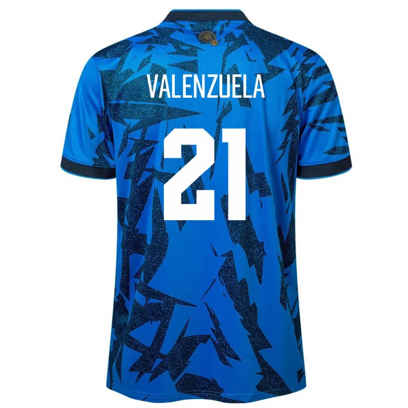 Danxen Damen El Salvador Ana Valenzuela #21 Blau Heimtrikot Trikot 24-26 T-Shirt Schweiz