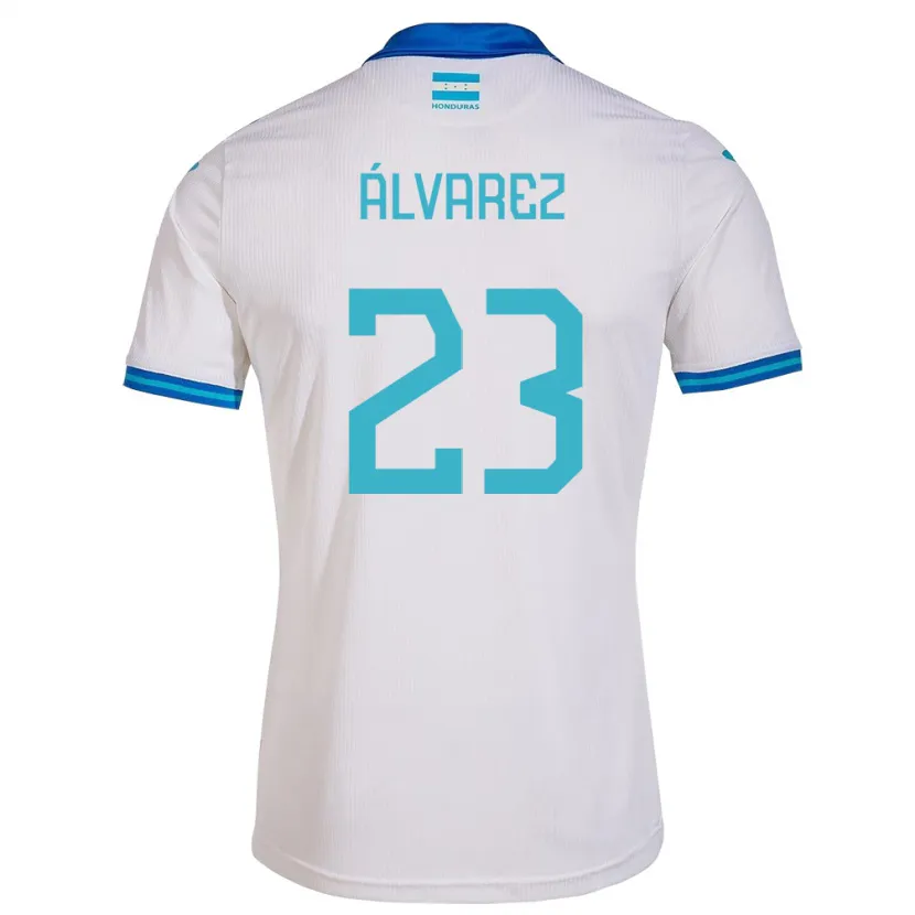 Danxen Damen Honduras Jorge Álvarez #23 Weiß Heimtrikot Trikot 24-26 T-Shirt Schweiz