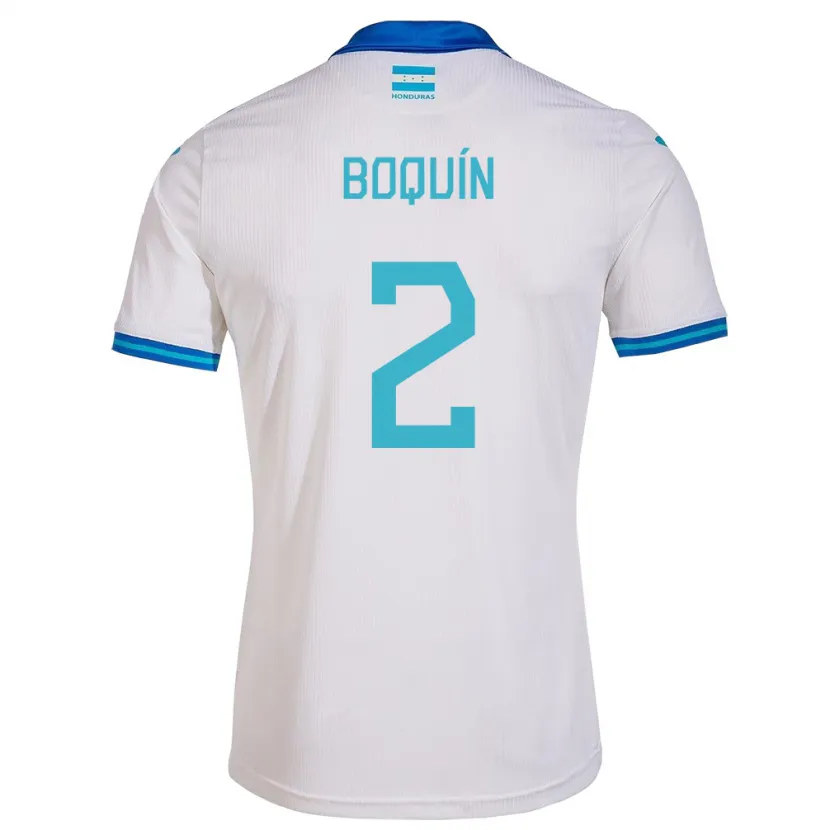 Danxen Damen Honduras Stiven Boquín #2 Weiß Heimtrikot Trikot 24-26 T-Shirt Schweiz