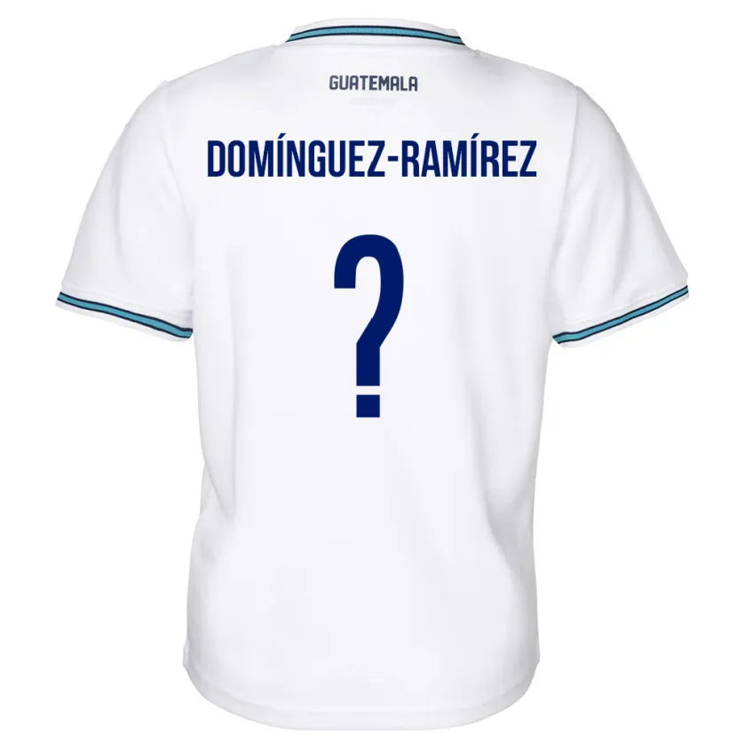 Danxen Damen Guatemala Marco Domínguez-Ramírez #0 Weiß Heimtrikot Trikot 24-26 T-Shirt Schweiz