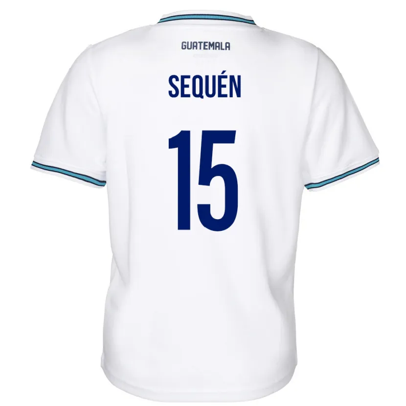 Danxen Damen Guatemala Marlon Sequén #15 Weiß Heimtrikot Trikot 24-26 T-Shirt Schweiz