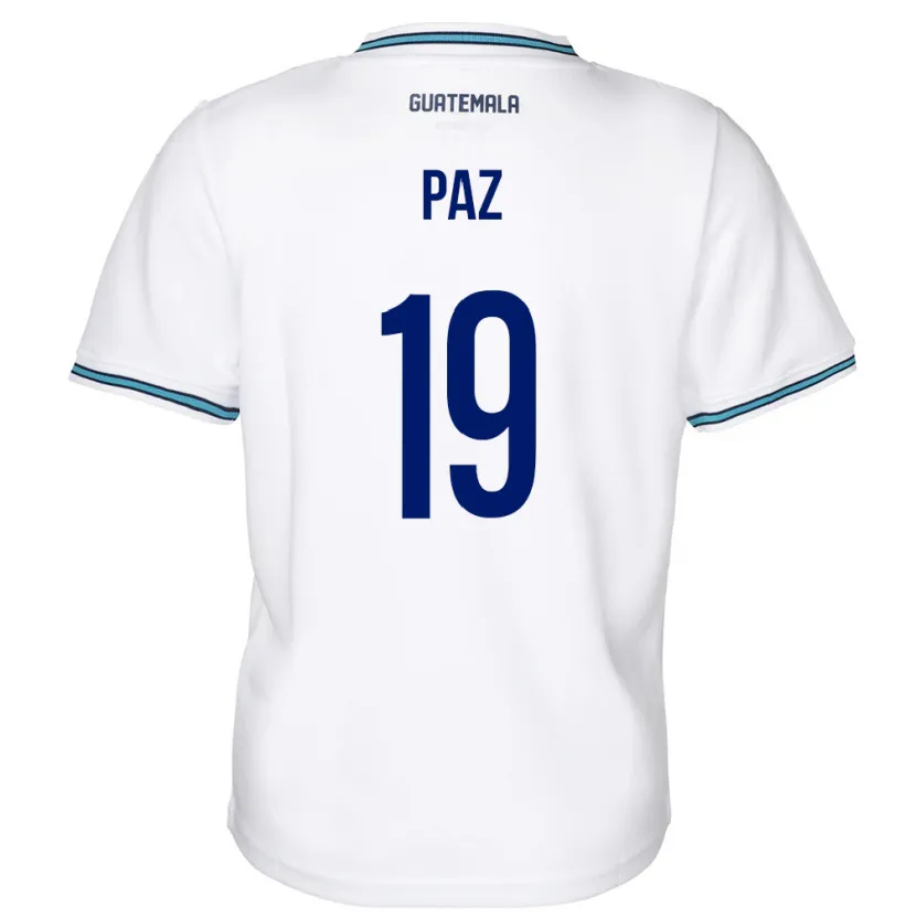 Danxen Damen Guatemala Vidal Paz #19 Weiß Heimtrikot Trikot 24-26 T-Shirt Schweiz