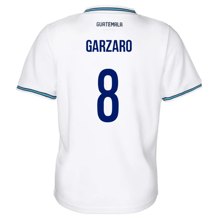 Danxen Damen Guatemala Santiago Garzaro #8 Weiß Heimtrikot Trikot 24-26 T-Shirt Schweiz