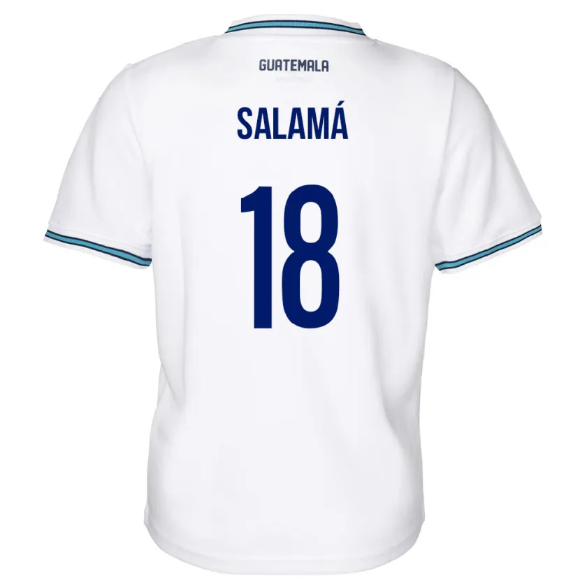 Danxen Damen Guatemala Anthony Salamá #18 Weiß Heimtrikot Trikot 24-26 T-Shirt Schweiz
