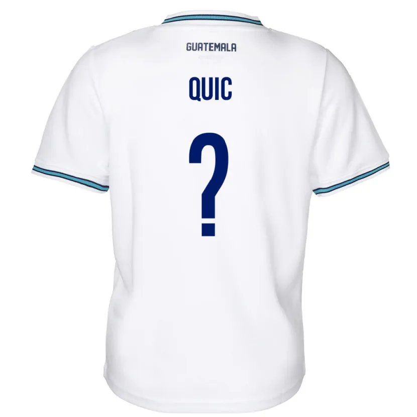 Danxen Damen Guatemala Matthew Quic #0 Weiß Heimtrikot Trikot 24-26 T-Shirt Schweiz