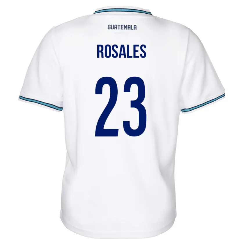 Danxen Damen Guatemala Yareni Rosales #23 Weiß Heimtrikot Trikot 24-26 T-Shirt Schweiz