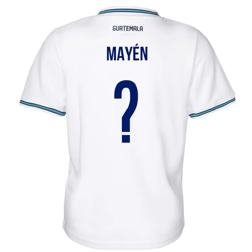 Danxen Damen Guatemala Kellin Mayén #0 Weiß Heimtrikot Trikot 24-26 T-Shirt Schweiz