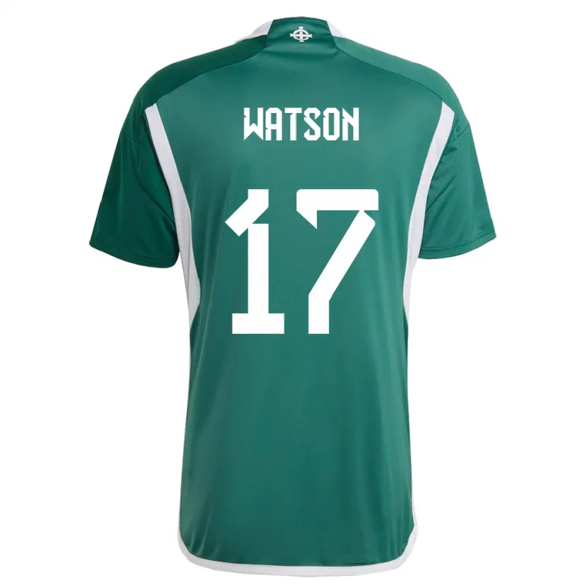 Danxen Damen Nordirland Alex Watson #17 Grün Heimtrikot Trikot 24-26 T-Shirt Schweiz