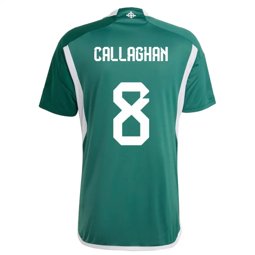 Danxen Damen Nordirland Marissa Callaghan #8 Grün Heimtrikot Trikot 24-26 T-Shirt Schweiz
