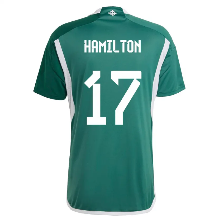 Danxen Damen Nordirland Caragh Hamilton #17 Grün Heimtrikot Trikot 24-26 T-Shirt Schweiz