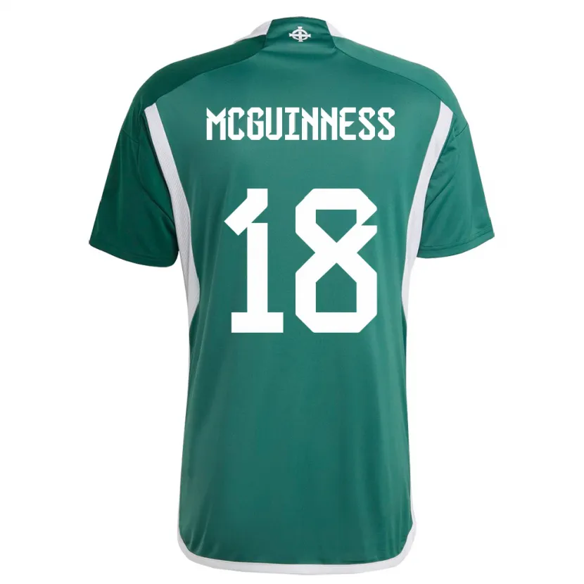 Danxen Damen Nordirland Caitlin Mcguinness #18 Grün Heimtrikot Trikot 24-26 T-Shirt Schweiz