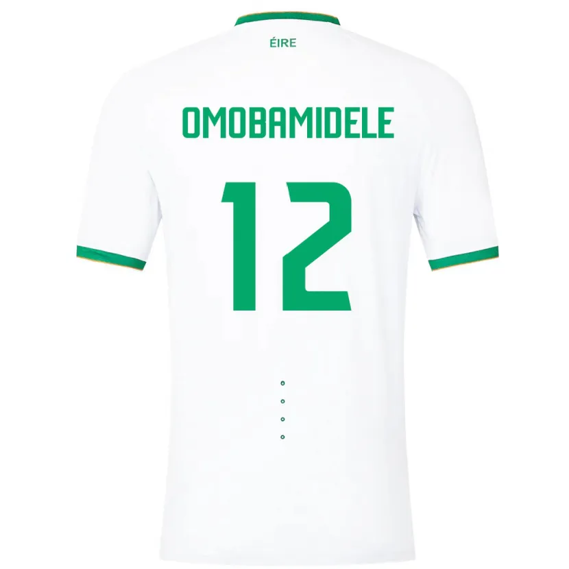 Danxen Damen Irische Andrew Omobamidele #12 Weiß Auswärtstrikot Trikot 24-26 T-Shirt Schweiz