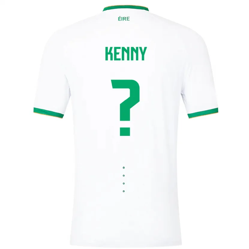 Danxen Damen Irische Johnny Kenny #0 Weiß Auswärtstrikot Trikot 24-26 T-Shirt Schweiz