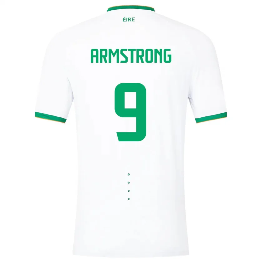 Danxen Damen Irische Sinclair Armstrong #9 Weiß Auswärtstrikot Trikot 24-26 T-Shirt Schweiz