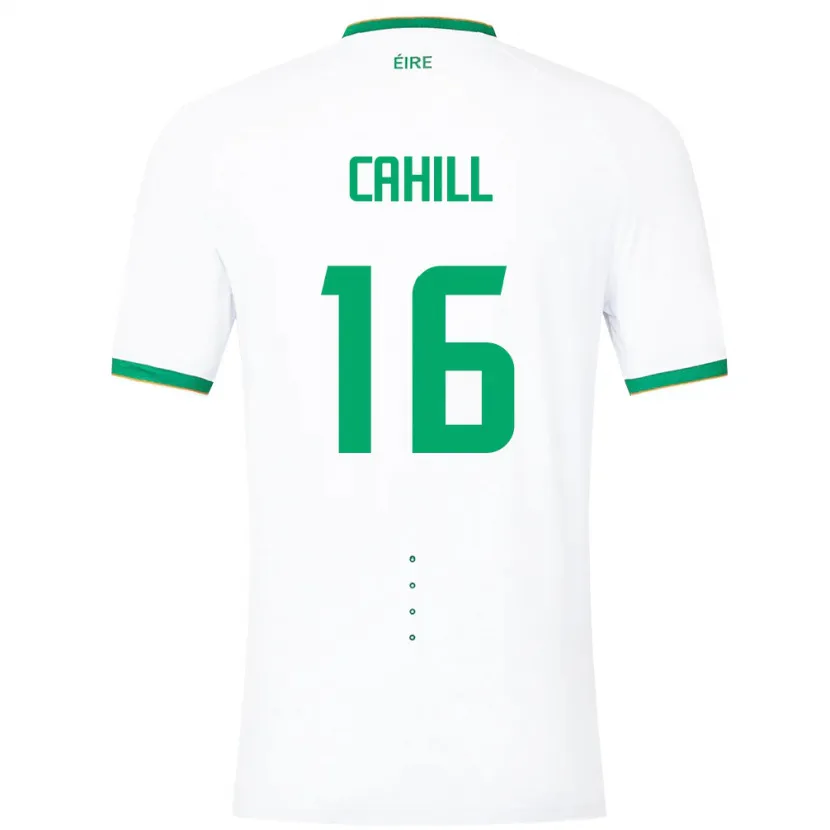 Danxen Damen Irische Killian Cahill #16 Weiß Auswärtstrikot Trikot 24-26 T-Shirt Schweiz
