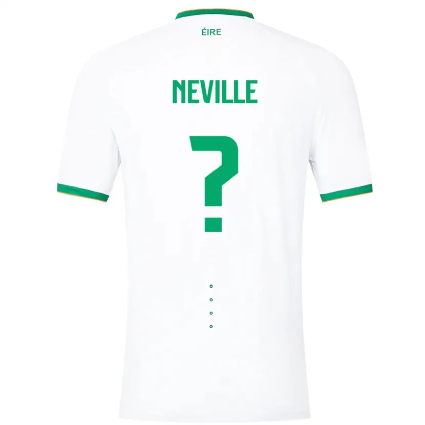 Danxen Damen Irische Harvey Neville #0 Weiß Auswärtstrikot Trikot 24-26 T-Shirt Schweiz