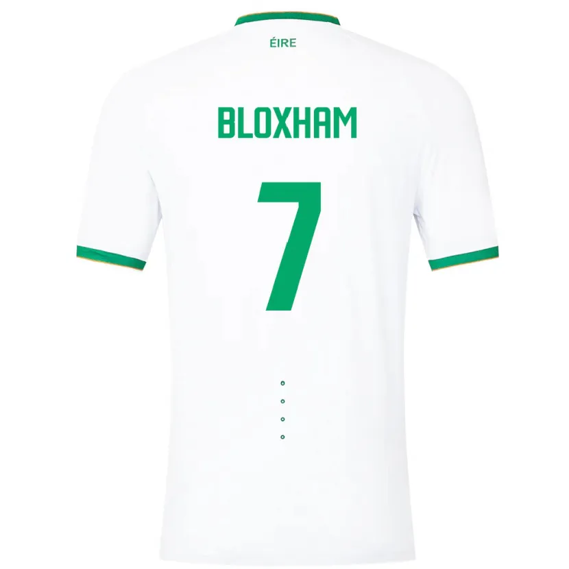 Danxen Damen Irische Tom Bloxham #7 Weiß Auswärtstrikot Trikot 24-26 T-Shirt Schweiz