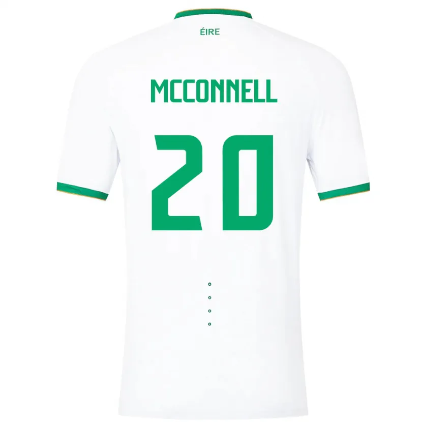Danxen Damen Irische Glenn Mcconnell #20 Weiß Auswärtstrikot Trikot 24-26 T-Shirt Schweiz
