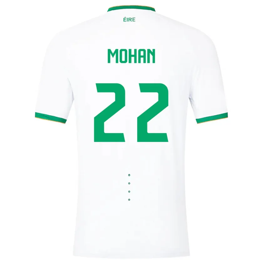 Danxen Damen Irische Stephen Mohan #22 Weiß Auswärtstrikot Trikot 24-26 T-Shirt Schweiz