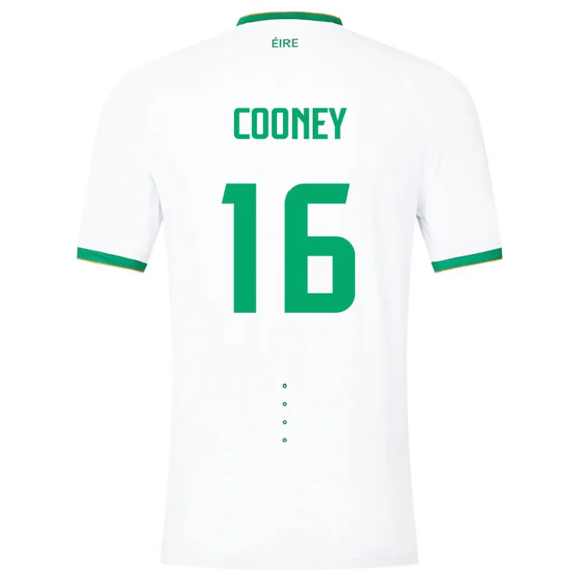 Danxen Damen Irische Oisin Cooney #16 Weiß Auswärtstrikot Trikot 24-26 T-Shirt Schweiz