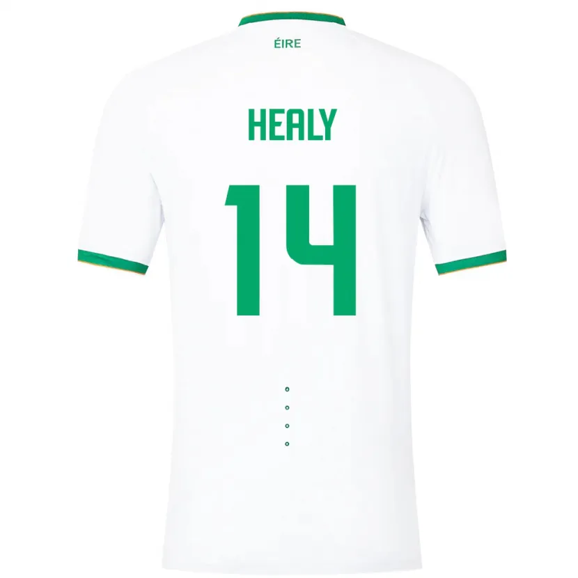 Danxen Damen Irische Freya Healy #14 Weiß Auswärtstrikot Trikot 24-26 T-Shirt Schweiz