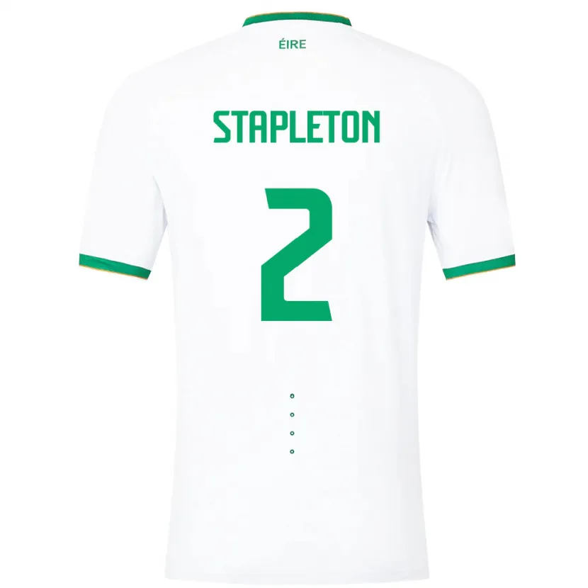Danxen Damen Irische Jessie Stapleton #2 Weiß Auswärtstrikot Trikot 24-26 T-Shirt Schweiz