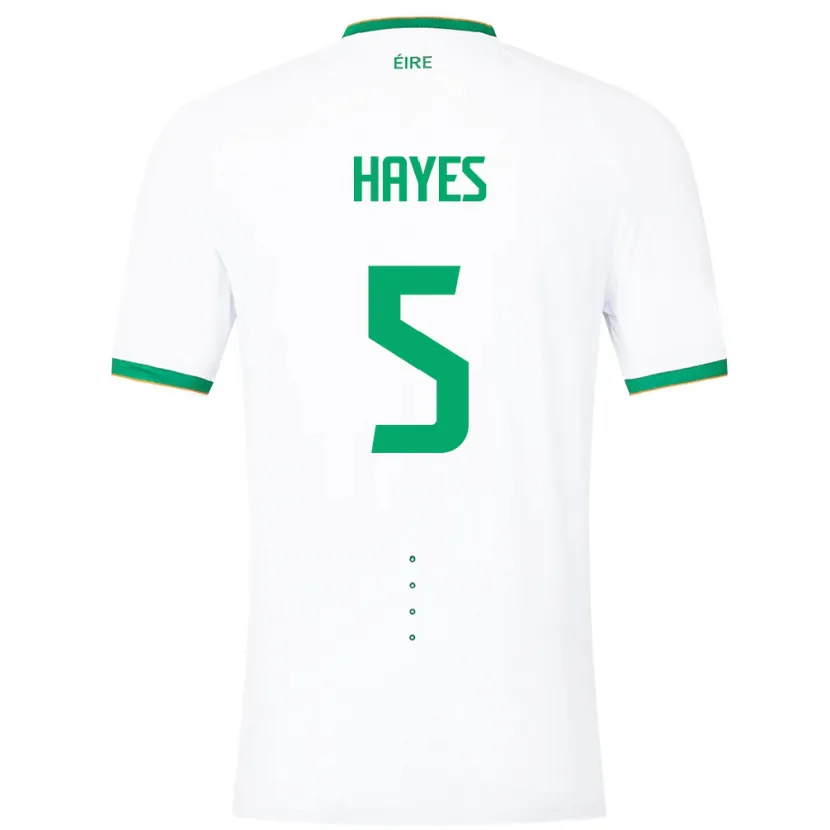 Danxen Damen Irische Caitlin Hayes #5 Weiß Auswärtstrikot Trikot 24-26 T-Shirt Schweiz