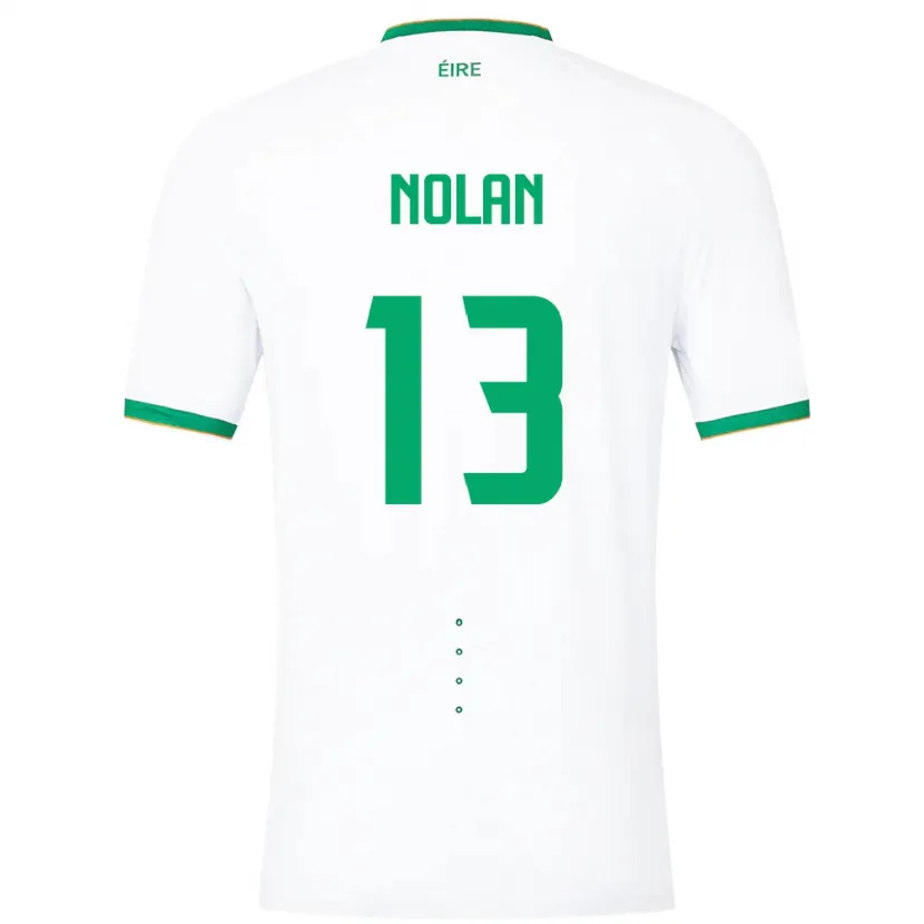 Danxen Damen Irische Hayley Nolan #13 Weiß Auswärtstrikot Trikot 24-26 T-Shirt Schweiz