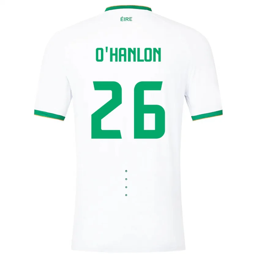 Danxen Damen Irische Tara O'hanlon #26 Weiß Auswärtstrikot Trikot 24-26 T-Shirt Schweiz