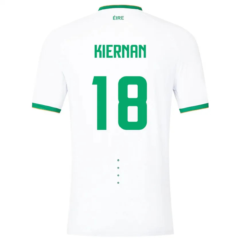 Danxen Damen Irische Leanne Kiernan #18 Weiß Auswärtstrikot Trikot 24-26 T-Shirt Schweiz